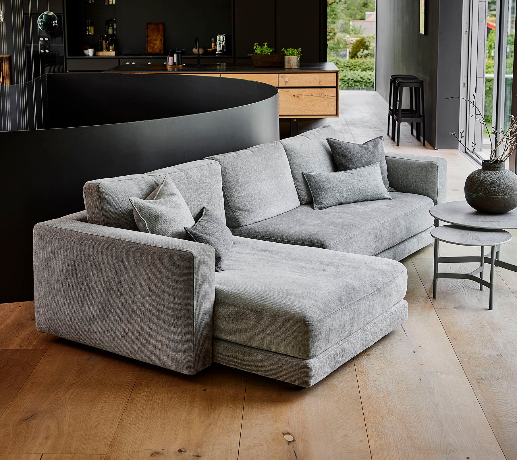 Cane-line Scale 2-seater sofa w/double daybed and armrest