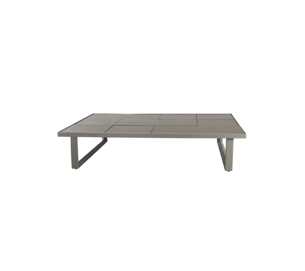 Glaze coffee table, rectangular