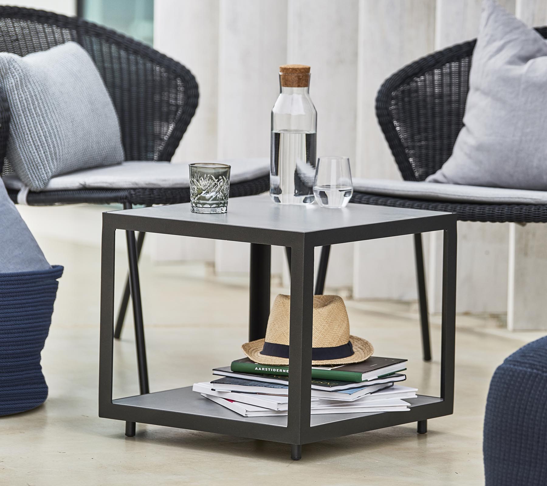 Cane-line Level coffee table, small - Scandinavian outdoor