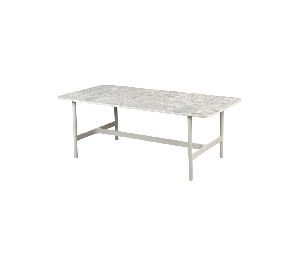 Twist coffee table, rectangular