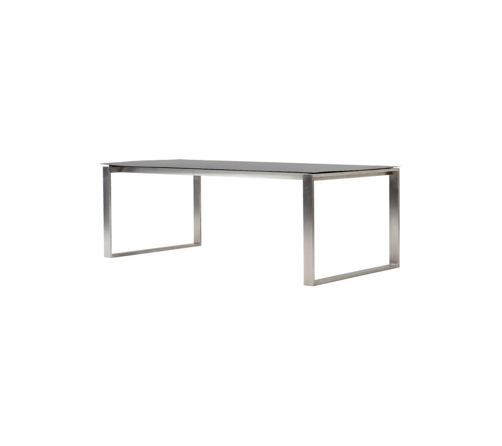 Edge dining table w/extensions, 210x100 cm (330x100 cm)