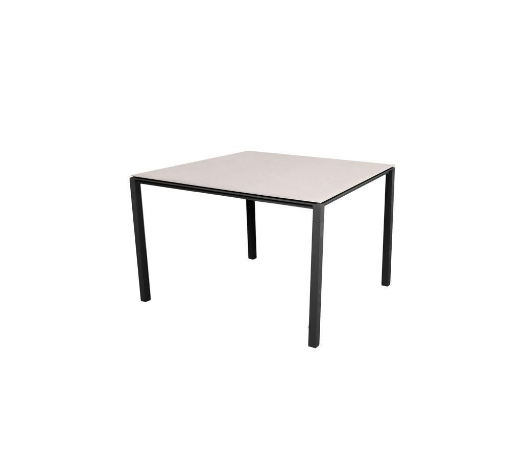 Pure dining table, 100x100 cm