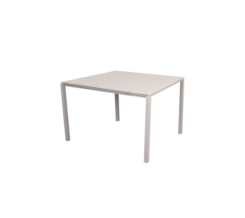 Pure dining table, 100x100 cm