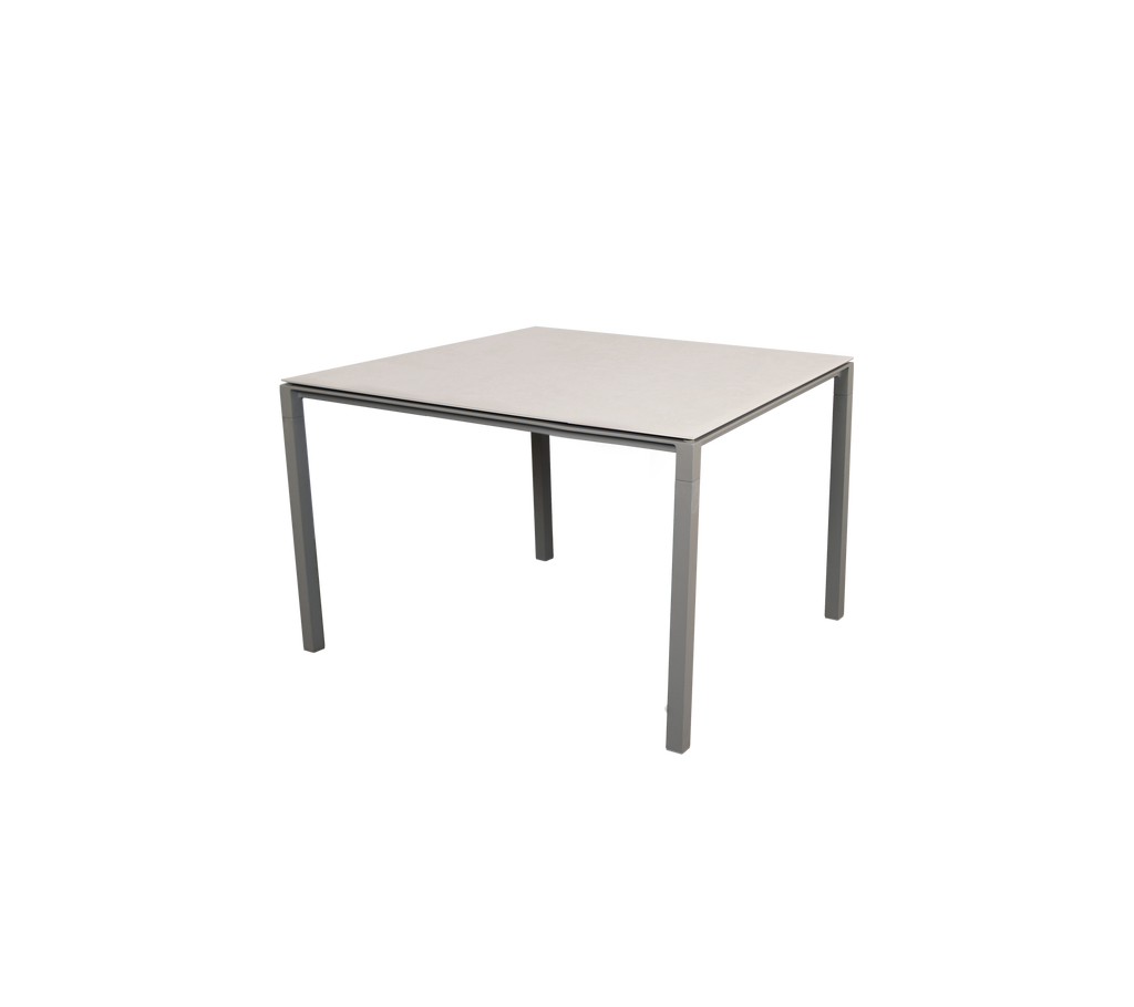 Pure dining table, 100x100 cm