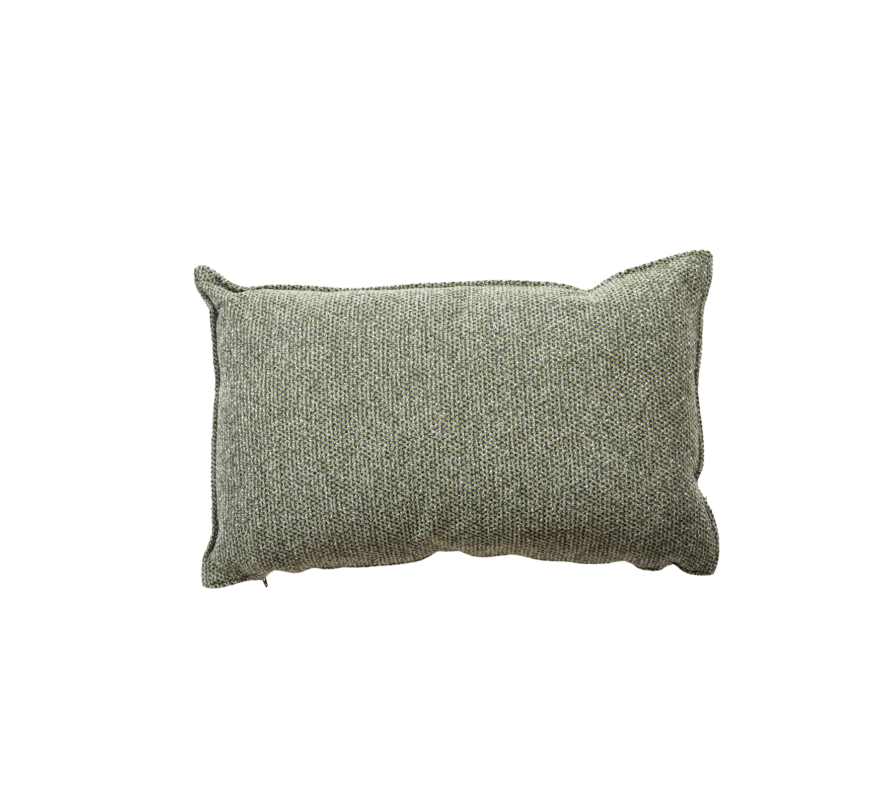 Textured rectangular cushion in a muted gray tone, perfect for adding comfort and style to any space.