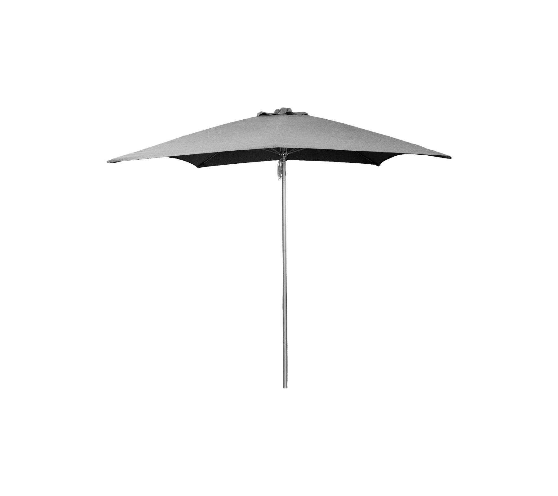 Shadow parasol w/pulley system, 3x3 m