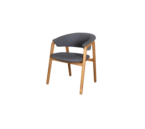 テラスチェア　LUNA DIRECTOR CHAIR 一脚　濃いグレー Cane-line Luna armchair - Exclusive Danish design furniture – Cane