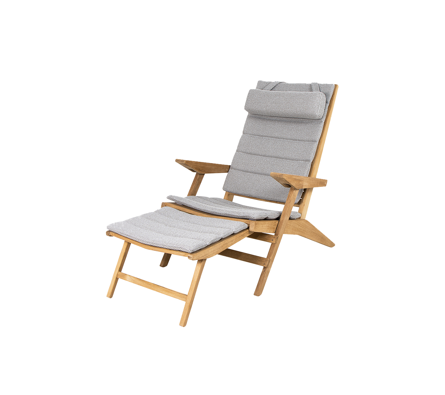 Flip deck chair