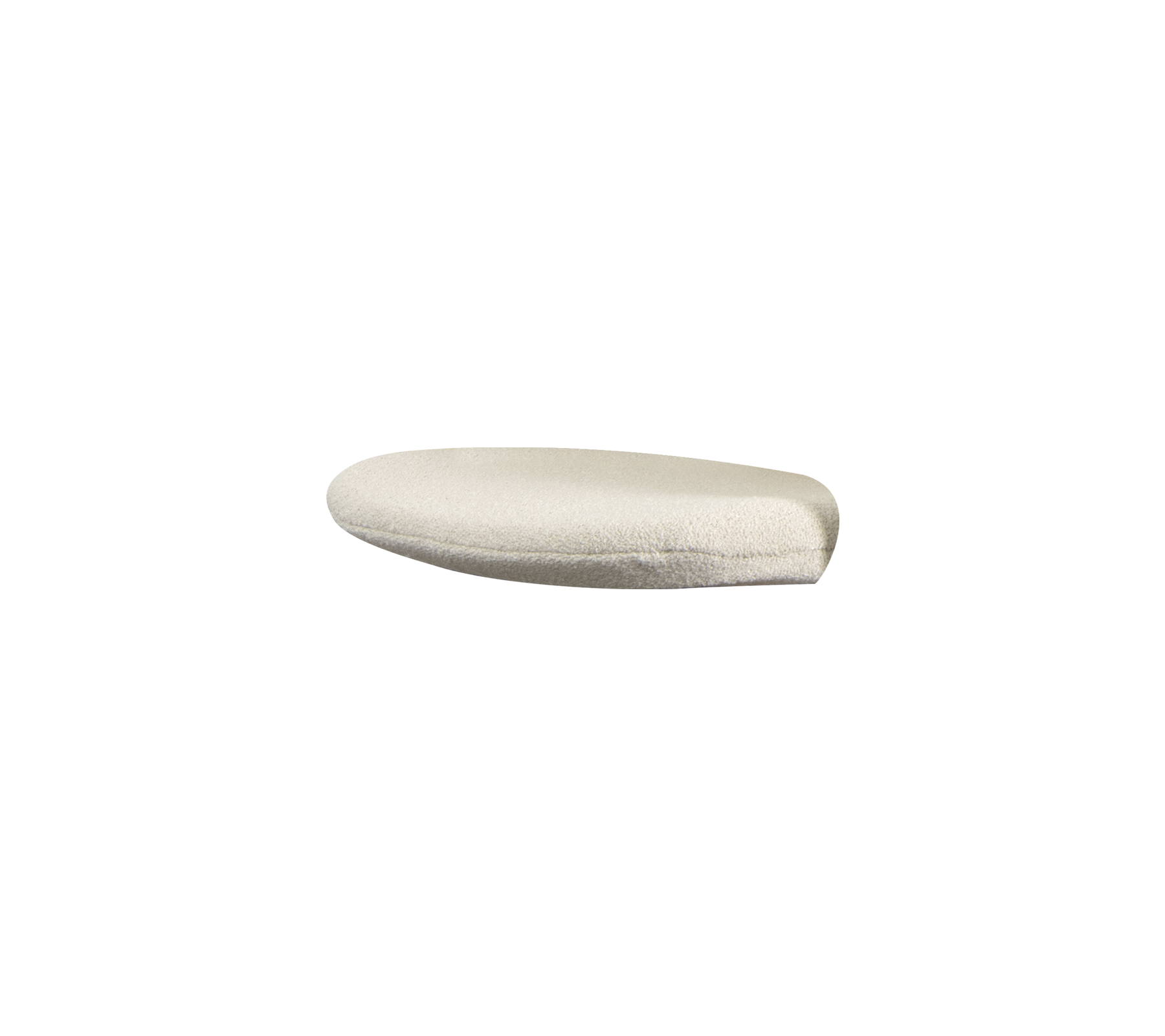 Soft, elongated white cushion designed for comfort and support. Ideal for various applications.