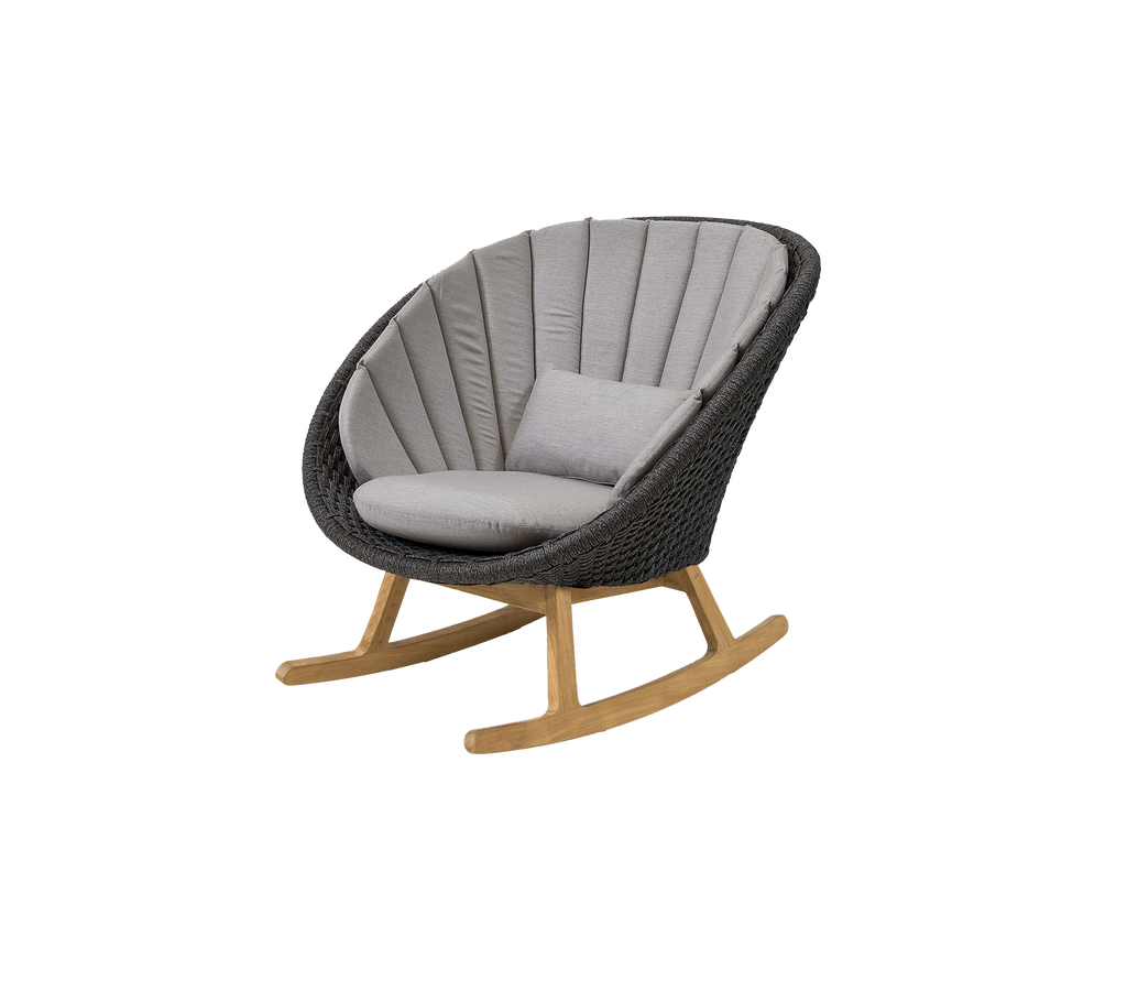 Peacock rocking chair