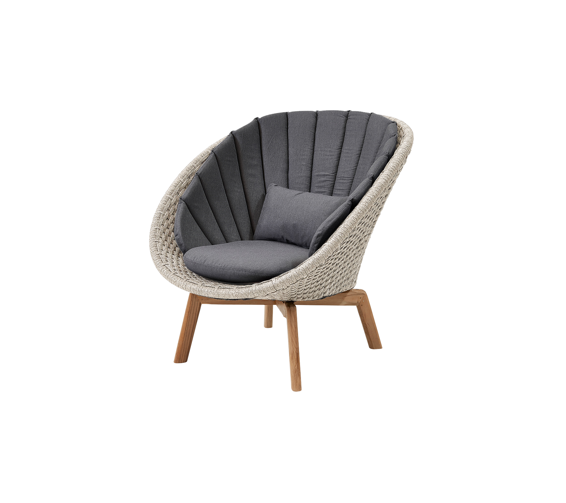 Cane-line Peacock lounge chair - Scandinavian outdoor furniture