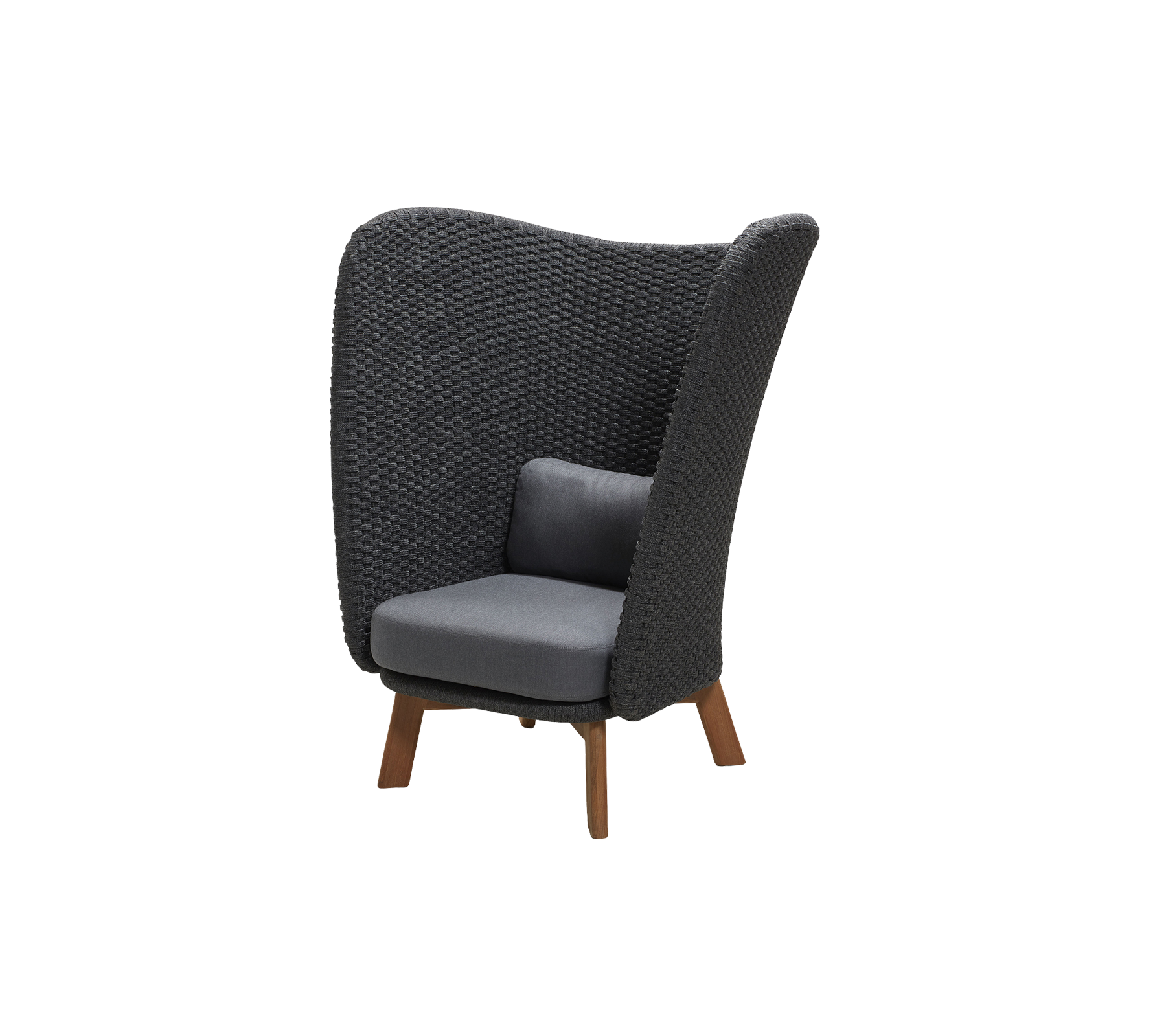 Peacock Wing highback chair