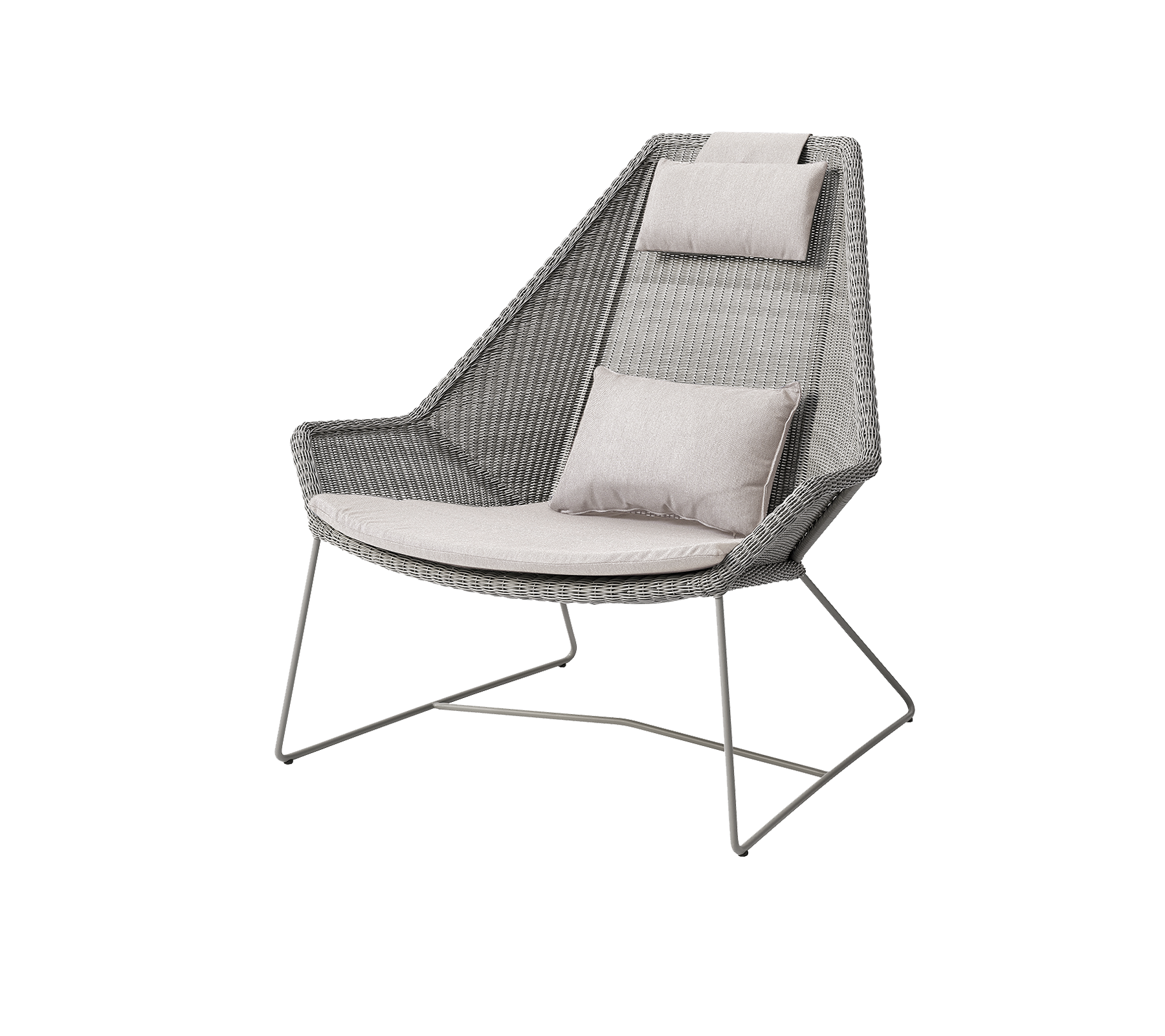 3/4 ぴよ 柏木工 DOLCI Highback chair Cane-line Breeze highback chair - Scandinavian outdoor furniture