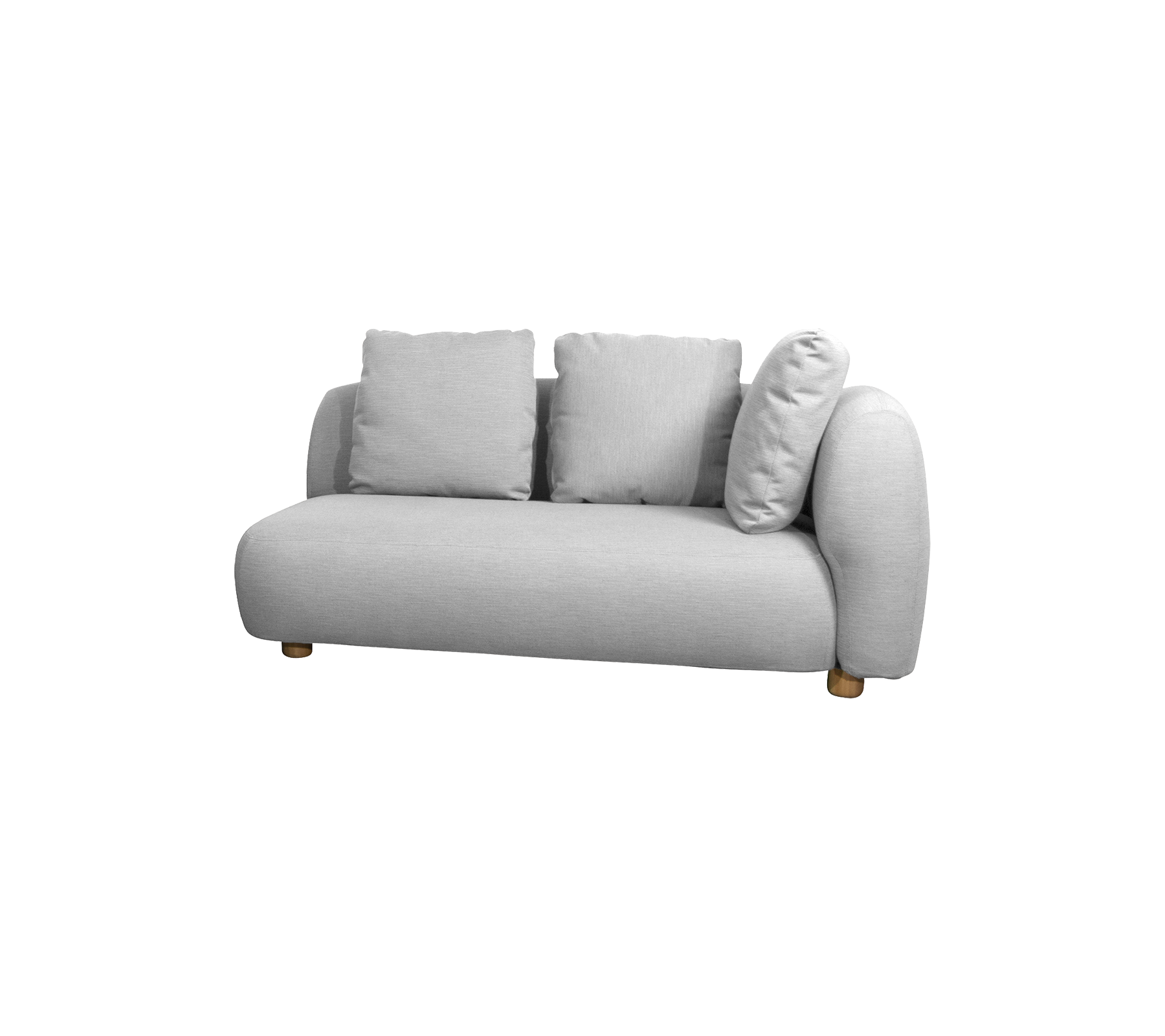新品・未使用【SLOANE 】ウールxコットン フリンジフレンチスリーブ　2 Cane-line Capture 2-seater sofa module - Scandinavian outdoor