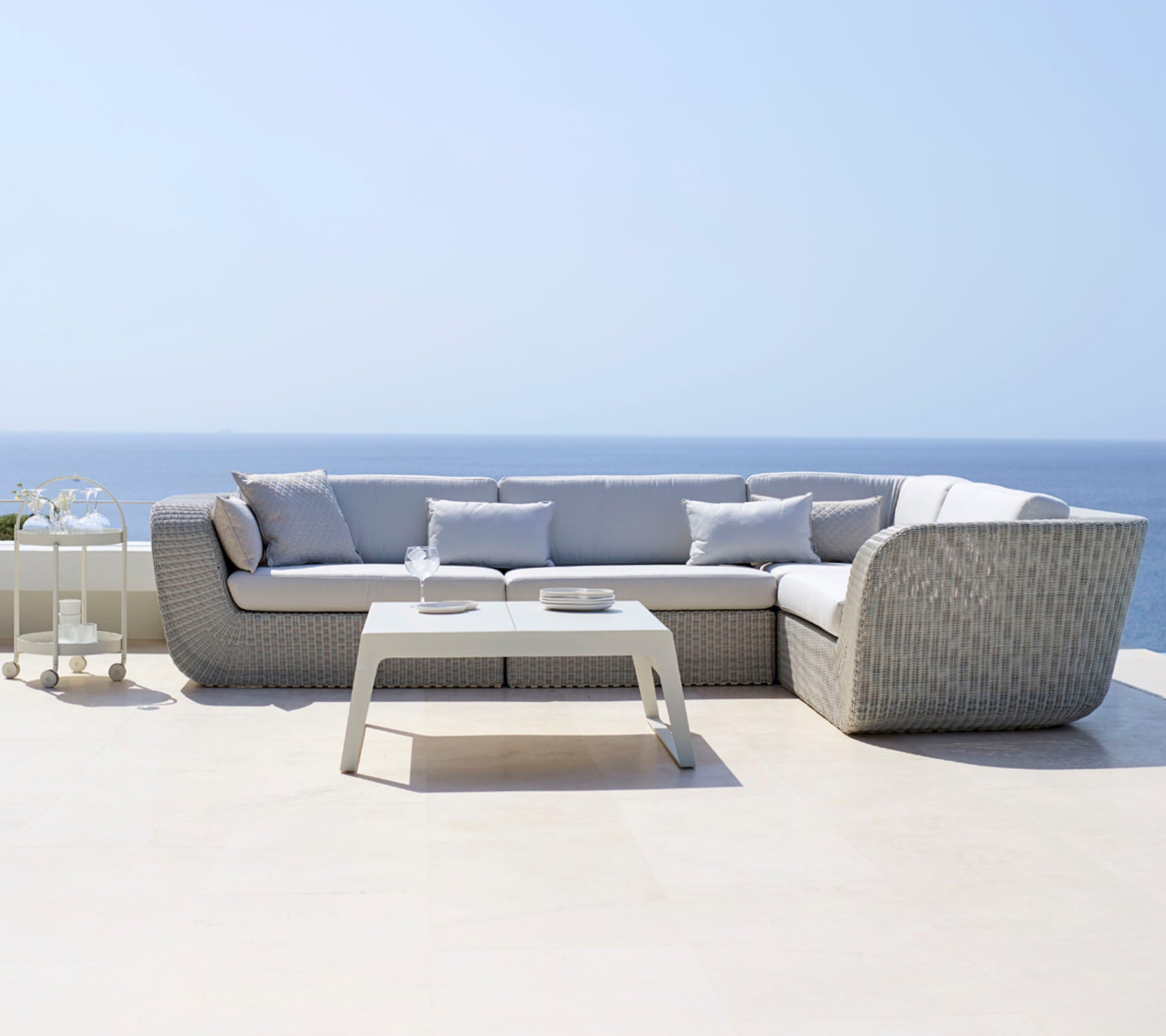 Cane-line Savannah 2-seater sofa, right module - Exclusive Danish