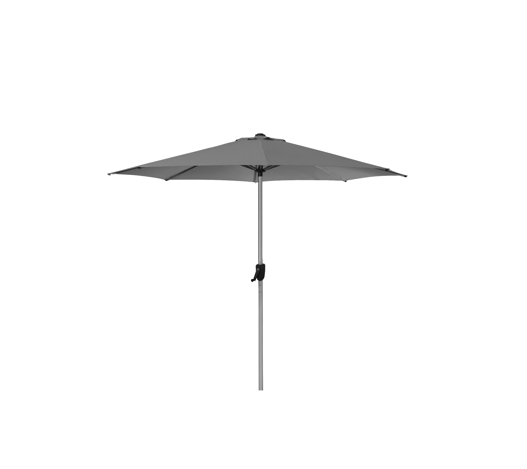 crank patio umbrella Cane-line Sunshade parasol w/crank, dia. 3 m