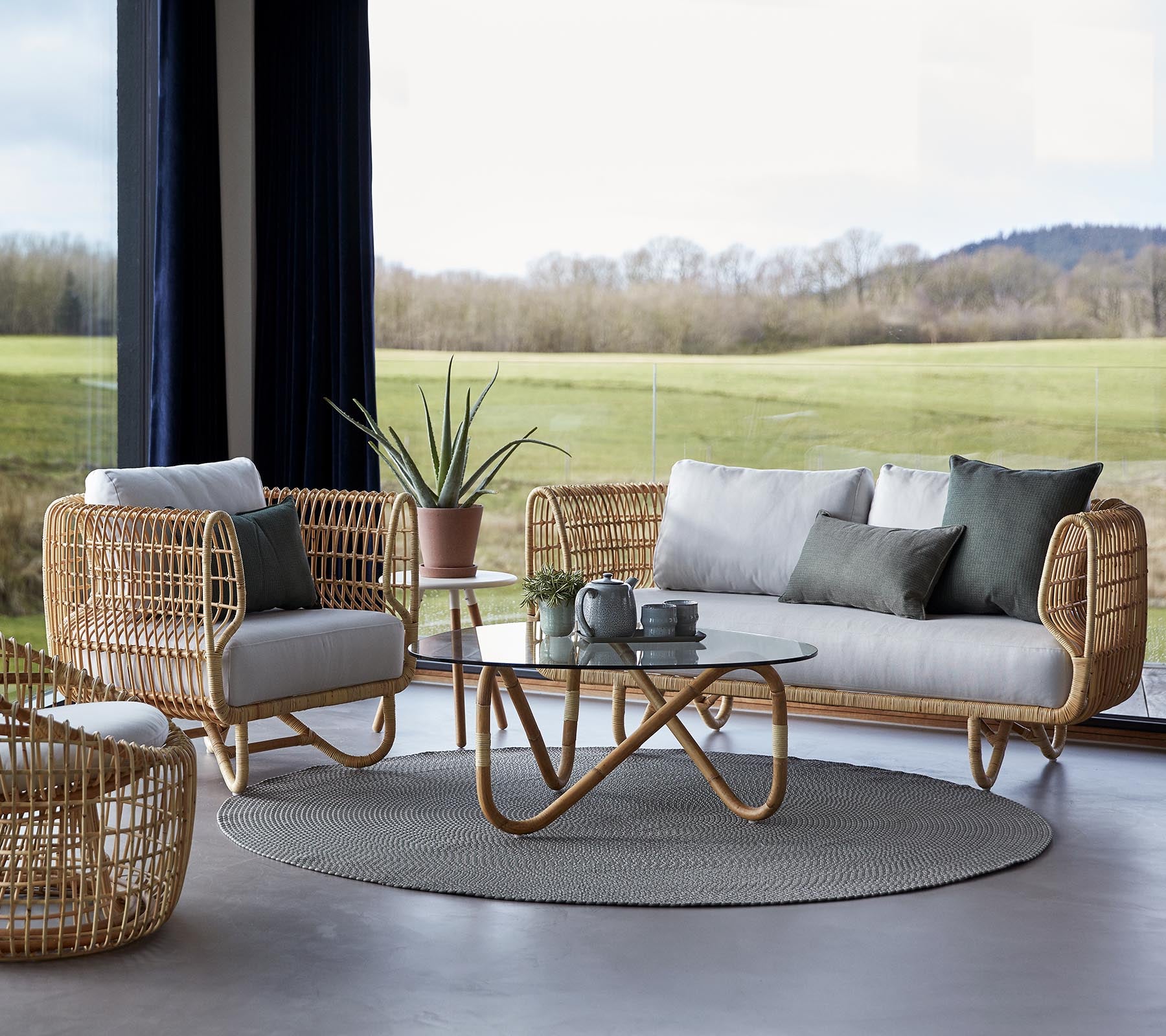 Cane-line Nest 3-seater sofa Exclusive Danish design furniture