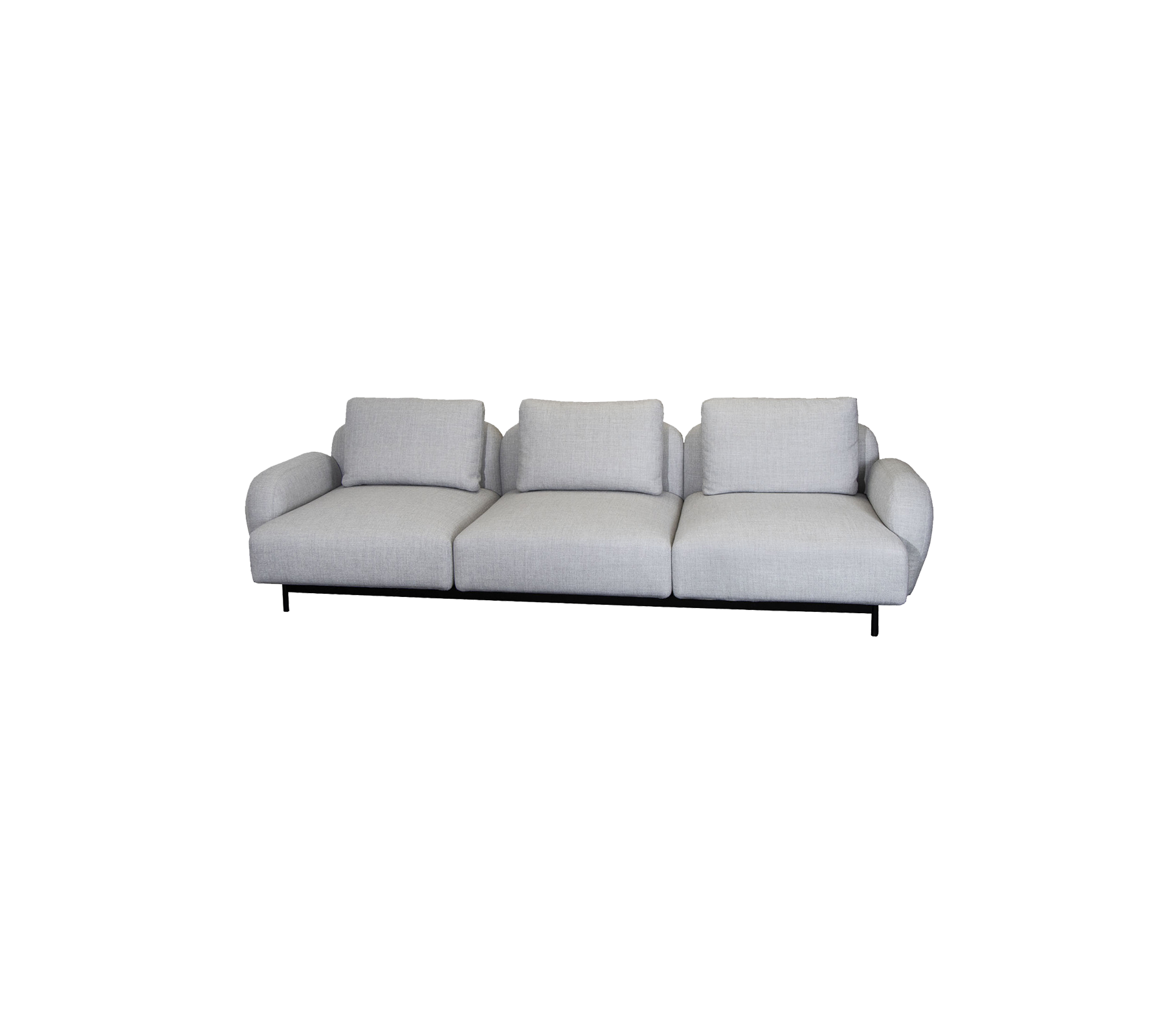 Aura 3-seater sofa with low armrest (4)