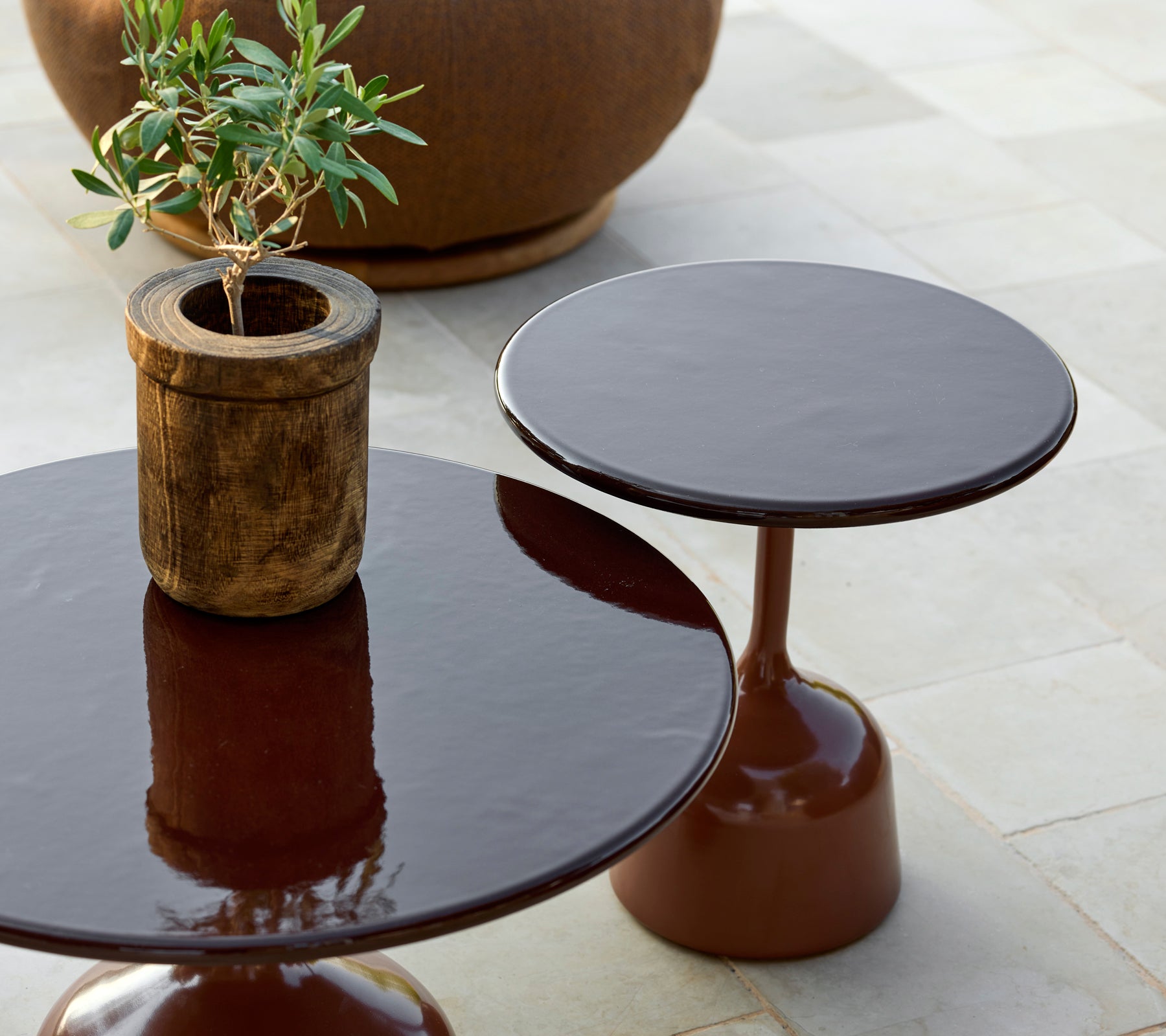 Cane-line Glaze coffee table, large - Exclusive Danish design