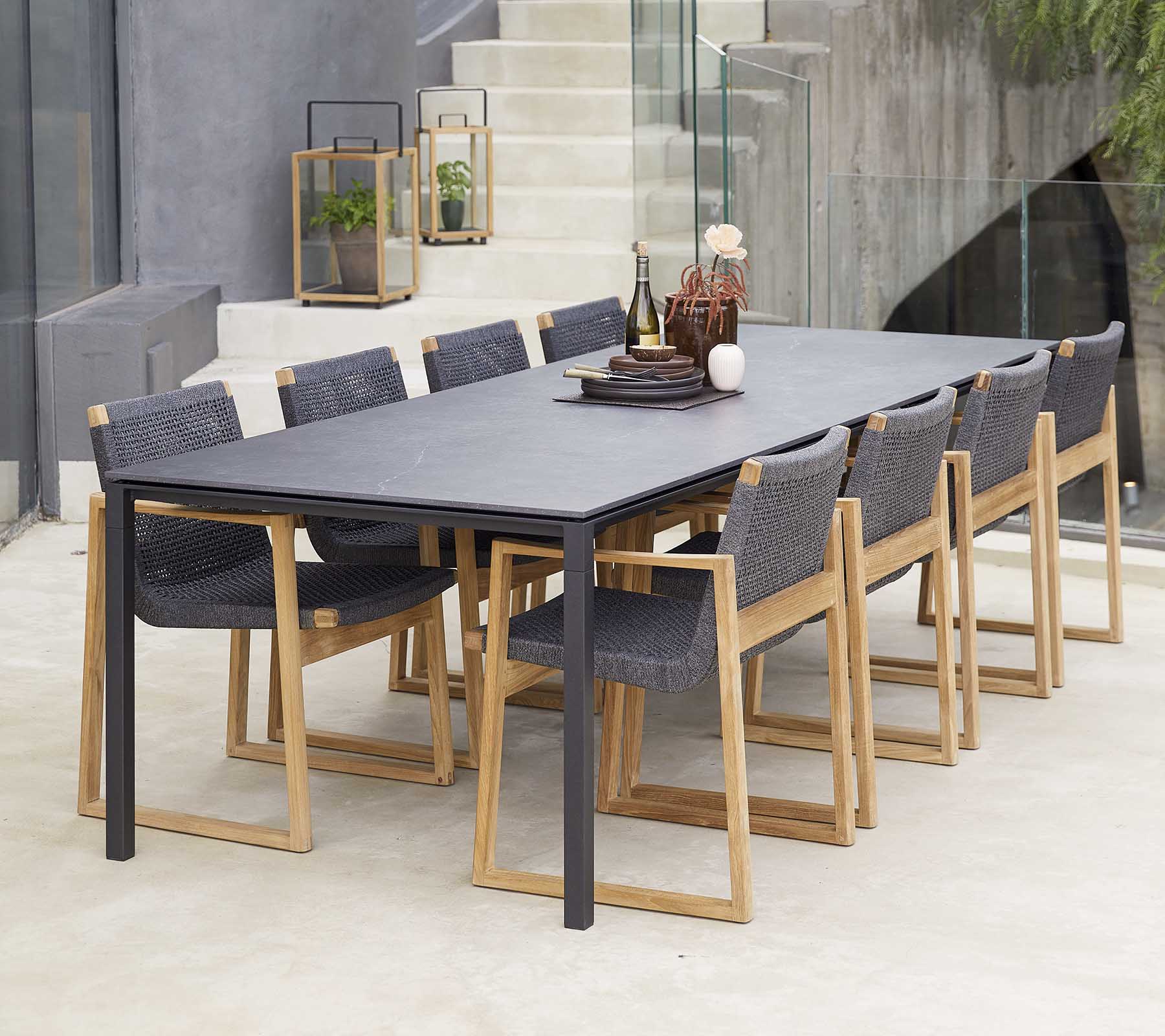 Pure dining table, 280x100 cm