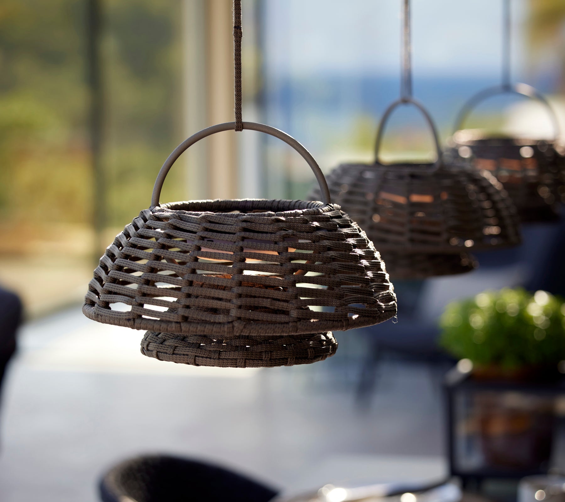 Cane-line Illusion lamp, hanging / Illusion lamp w/stander