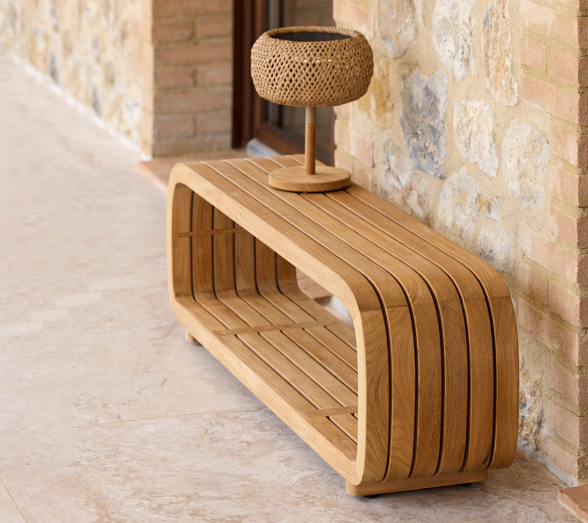 Cane-line Mellow sofa module/coffee table - Scandinavian outdoor ...