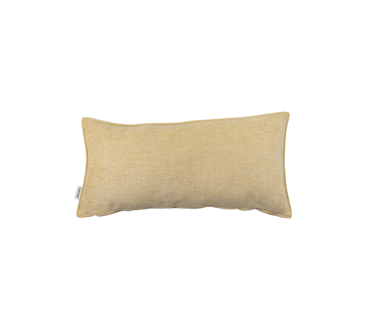 Rectangular decorative pillow in a soft beige fabric, providing a cozy accent for various decor styles.