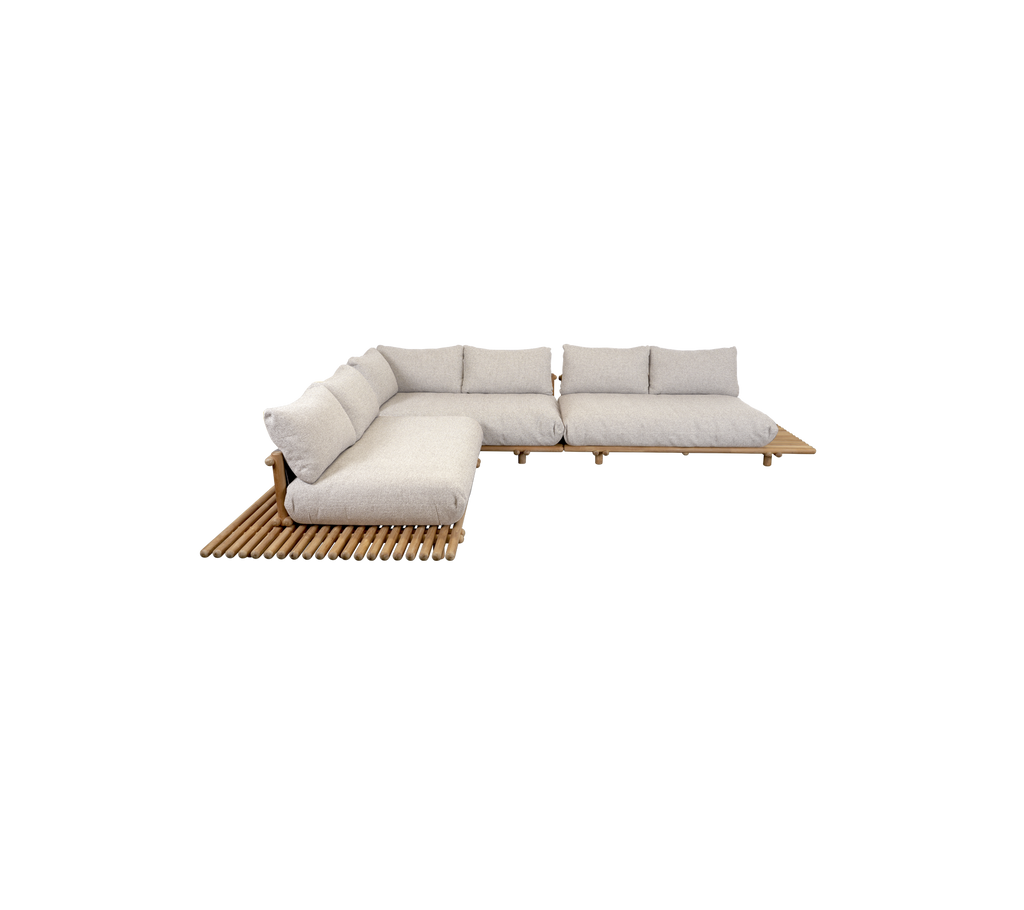 Sticks platform, corner sofa large