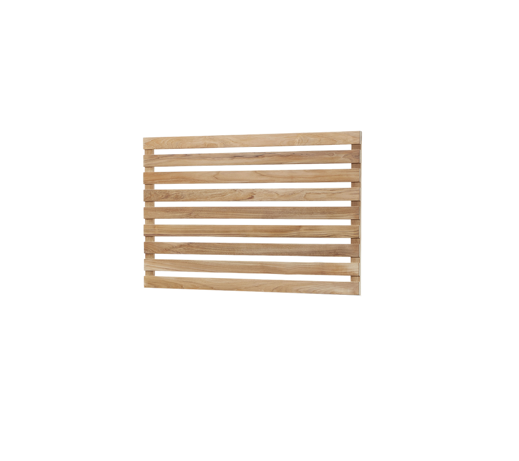 Drop teak wall for single kitchen module