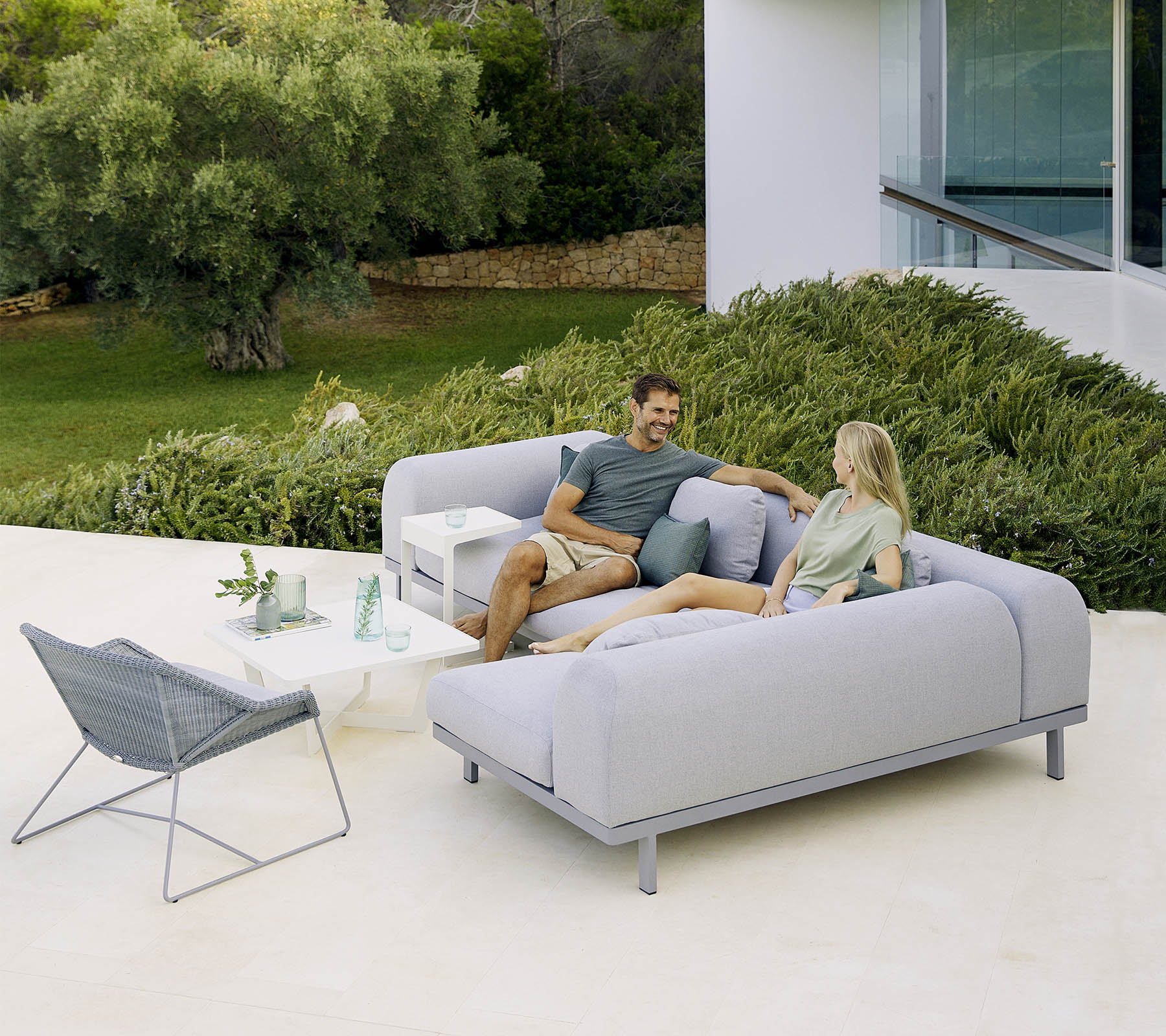 Cane-line Savannah 2-seater sofa, right module - see selection